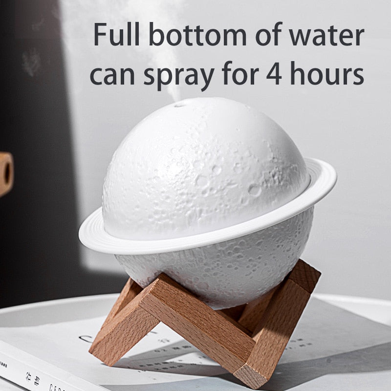 Ultrasonic Mini Air Humidifier 200ML Aroma Essential Oil Diffuser for Home Car USB Fogger Mist Maker with LED Night Lamp