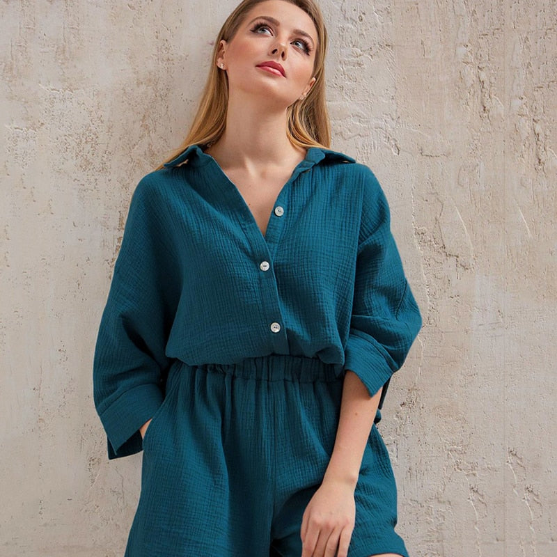 Cotton Pajama Sets For Women
