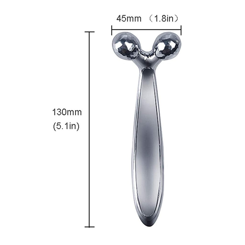 3D Roller Massager, Y Shape 360 Degree Rotate Face and Body Shaping, Lifting, Wrinkle Remover, Facial Massage Relaxation Tool