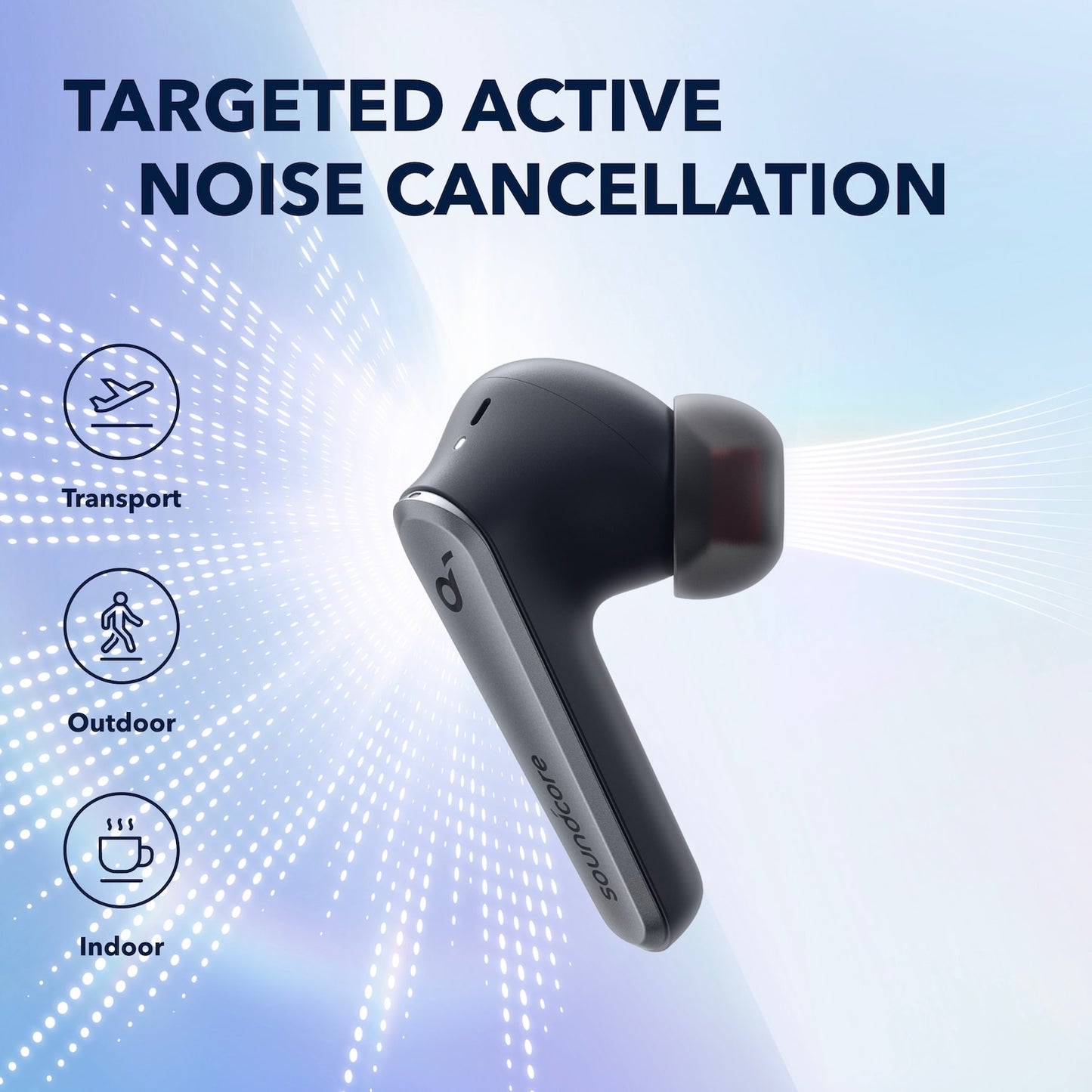 Anker Soundcore Liberty Air 2 Pro True Wireless Earbuds, bluetooth earphones, Targeted Active Noise Cancelling, 6 Mics for Calls