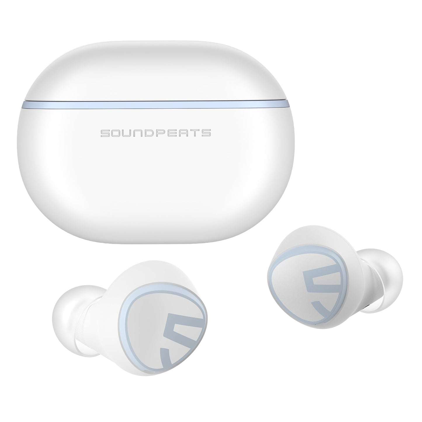 SoundPEATS Mini Wireless Earbuds Bluetooth 5.2 Headphones in-Ear Stereo Earphones with Speech AI Noise Cancellation for Calls