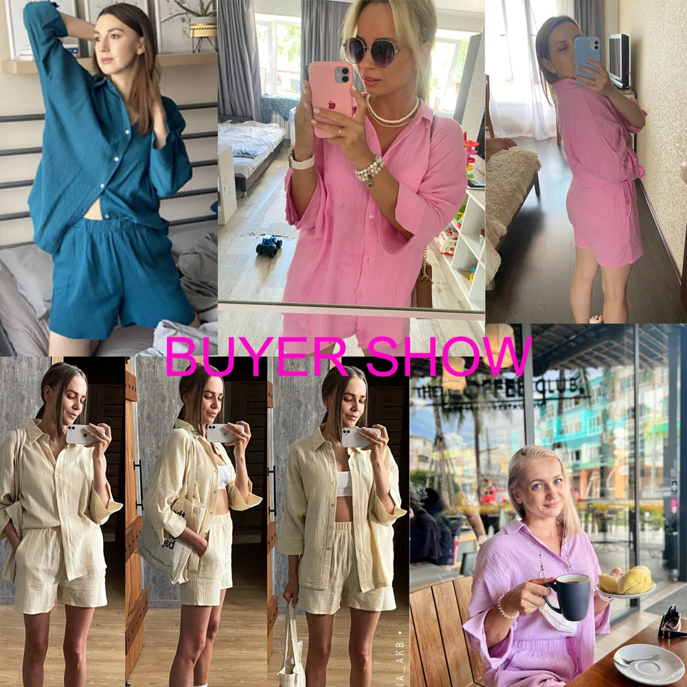 Cotton Pajama Sets For Women