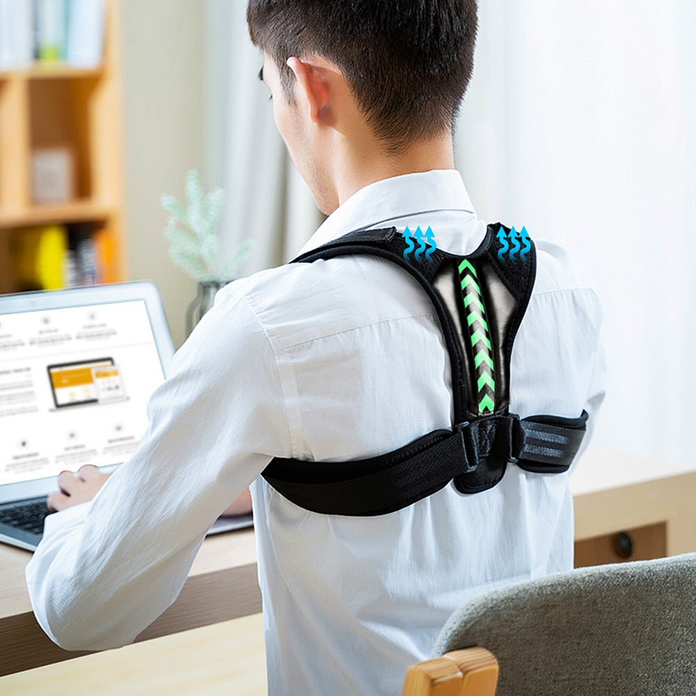 Adjustable Back Shoulder Posture Corrector with Spine Support