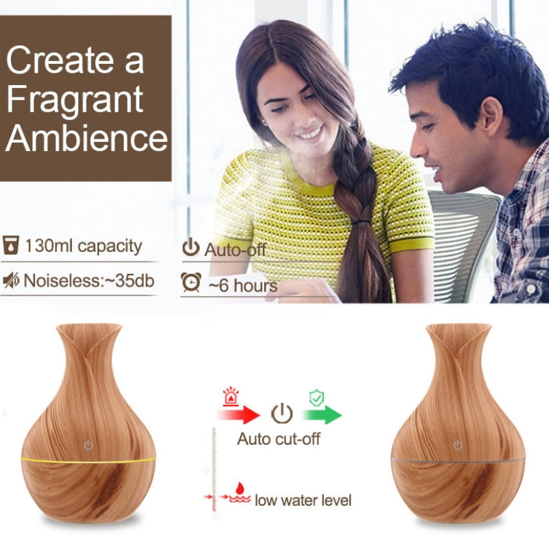 Ultrasonic Air Humidifier Aromatherapy Diffuser