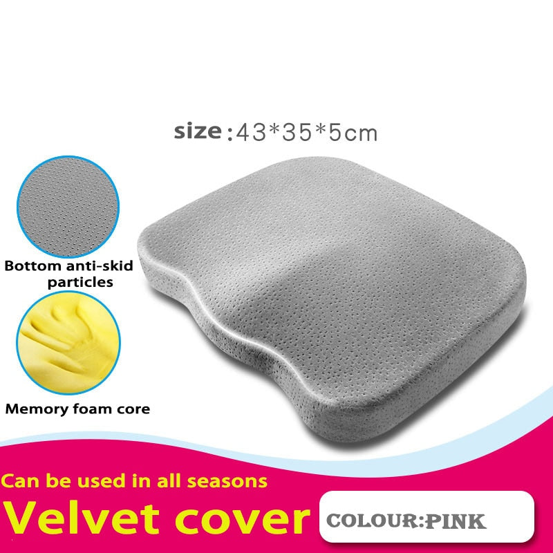 Memory Foam Seat Cushion Orthopedic Pillow For Chair