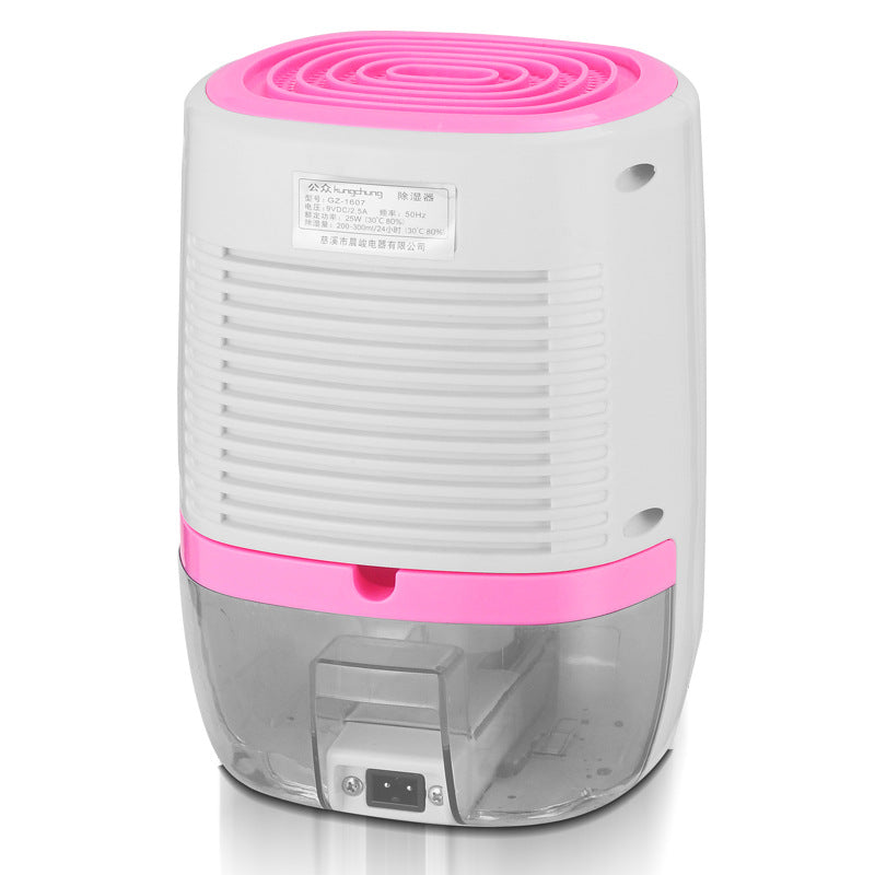 Mini Pink Design Dehumidifier for Bedroom, Office, and Basement