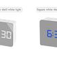 Digital LED multi-function mirror clock