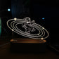 Custom Spotify Note Night Light 3D Dimmable USB Power Customized Colrful Photo Home Decor Festival Gift