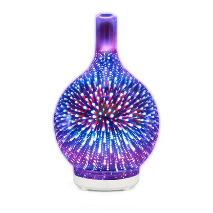 5V Glass Colorful Vase Humidifier