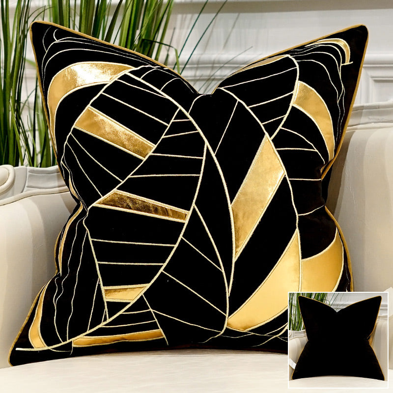 Embroidered Throw Pillow for Modern Light Luxury Sofa