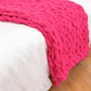 Handmade Coarse Yarn Knitted Chenille Rod Knitted Yarn Sofa Cover Blanket