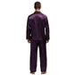 Men's Stain Silk Pajama Set Men Pajamas Silk