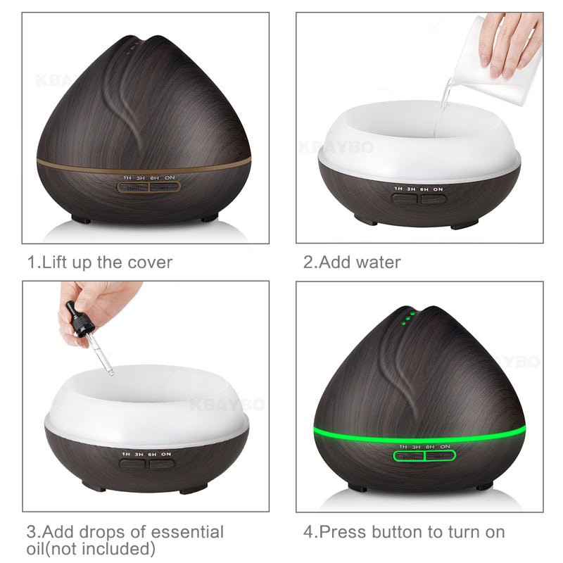 Wood grain humidifier