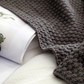 Nordic fringed knit ball blanket wool blanket office air conditioning lunch break blanket shawl blanket sofa leisure blanket blanket