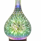 3D Glass Aroma Diffuser Colorful Lamp Humidifier Night Light