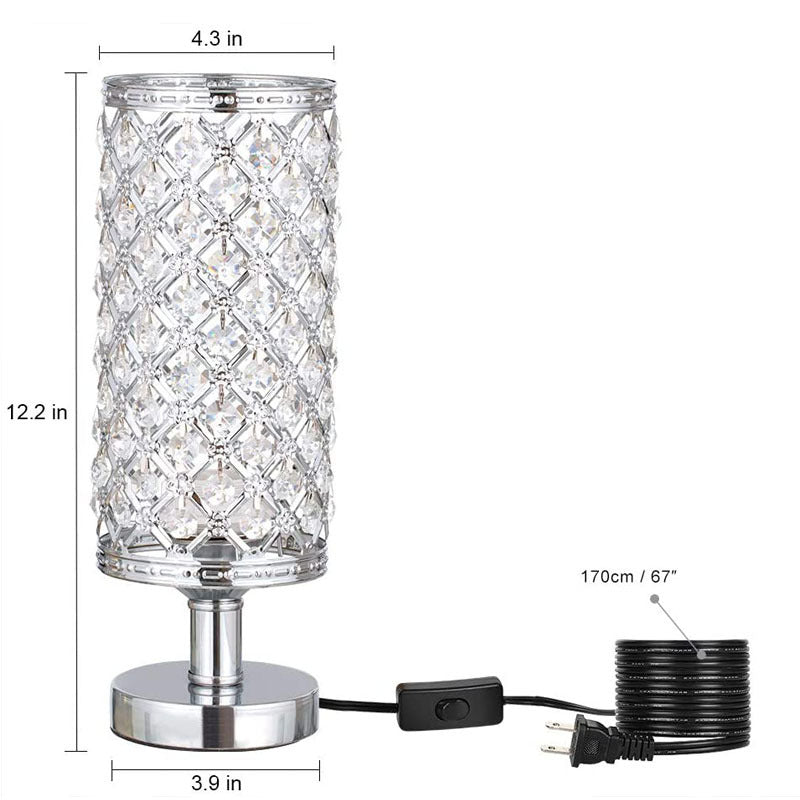 2022 New Modern Crystal Table Lamp With Stylish Personality And Warm Bedside Decoration For Bedroom And Living Room