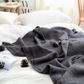 Nordic fringed knit ball blanket wool blanket office air conditioning lunch break blanket shawl blanket sofa leisure blanket blanket