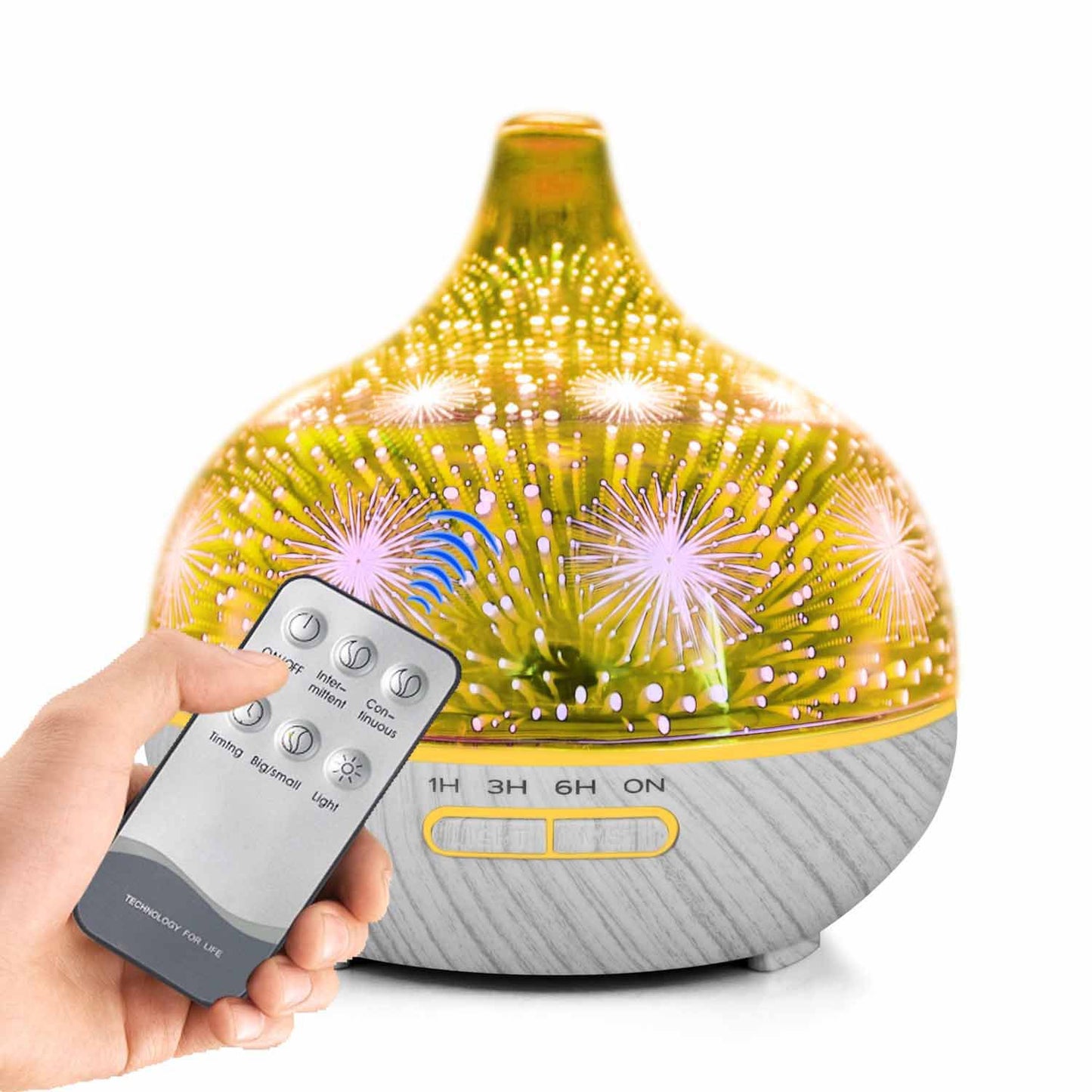 Creative aromatherapy machine glass humidifier