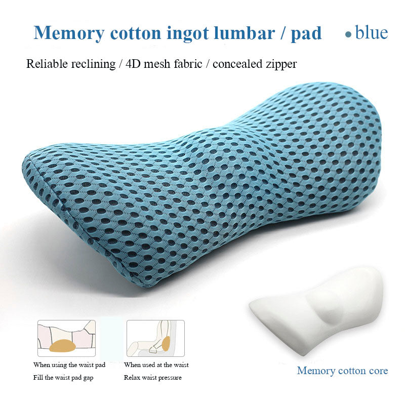 Lumbar Support Pillow For Side Sleepers Pregnancy Relieve Hip Coccyx Sciatica Pain Machine Chair Back Cushion Waist Car Seat