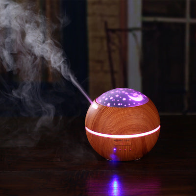 Mini Home Wood Grain Aroma Diffuser Humidifier