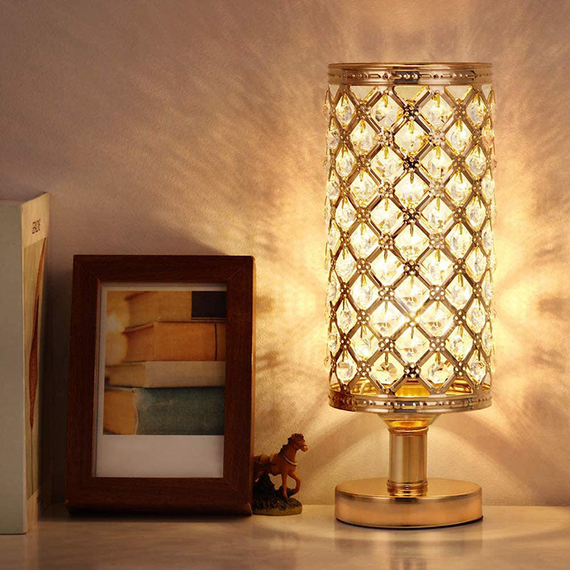 2022 New Modern Crystal Table Lamp With Stylish Personality And Warm Bedside Decoration For Bedroom And Living Room