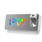 New 3D Projection Alarm Clock LED Mirror Clock Display With Snooze Function For Home Bedroom Office Desktop Table Clock