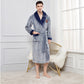 Couple's Flannel Pajamas And Home Wear