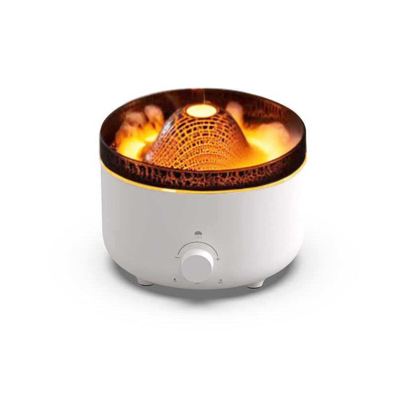 Jellyfish Fire Volcano Humidifier Air Diffuser Wholesale Portable Flame Oil Essential Aroma Mini Volcanic Diffuser