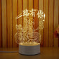 Bedroom bedside creative electronic night light