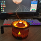 Jellyfish Fire Volcano Humidifier Air Diffuser Wholesale Portable Flame Oil Essential Aroma Mini Volcanic Diffuser