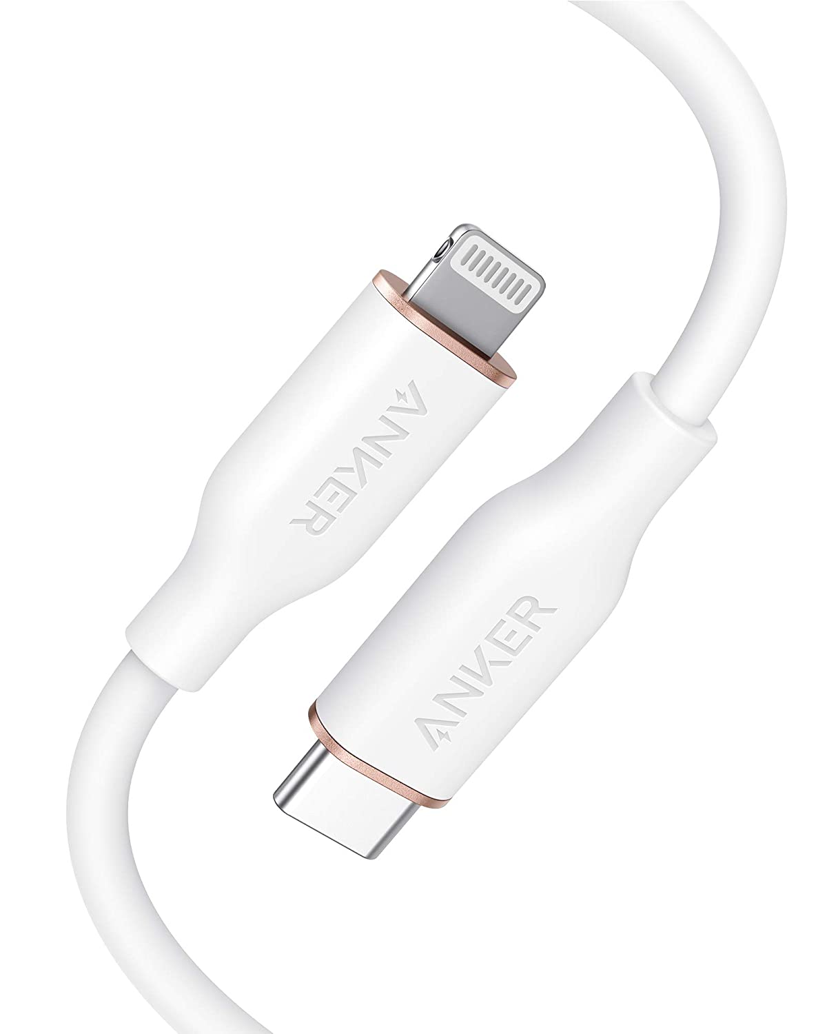 Anker Powerline III Flow usb c to Lightning Cable for iPhone 12 Pro Max / 12/11 Pro/X/XS/XR / 8 Plus Charger cable usb type c