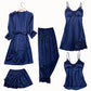 Women's Satin Lace Pajama Set