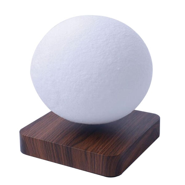 Magnetic Levitation LED Touch 3D Print Light Bedroom Moon Night Lamp