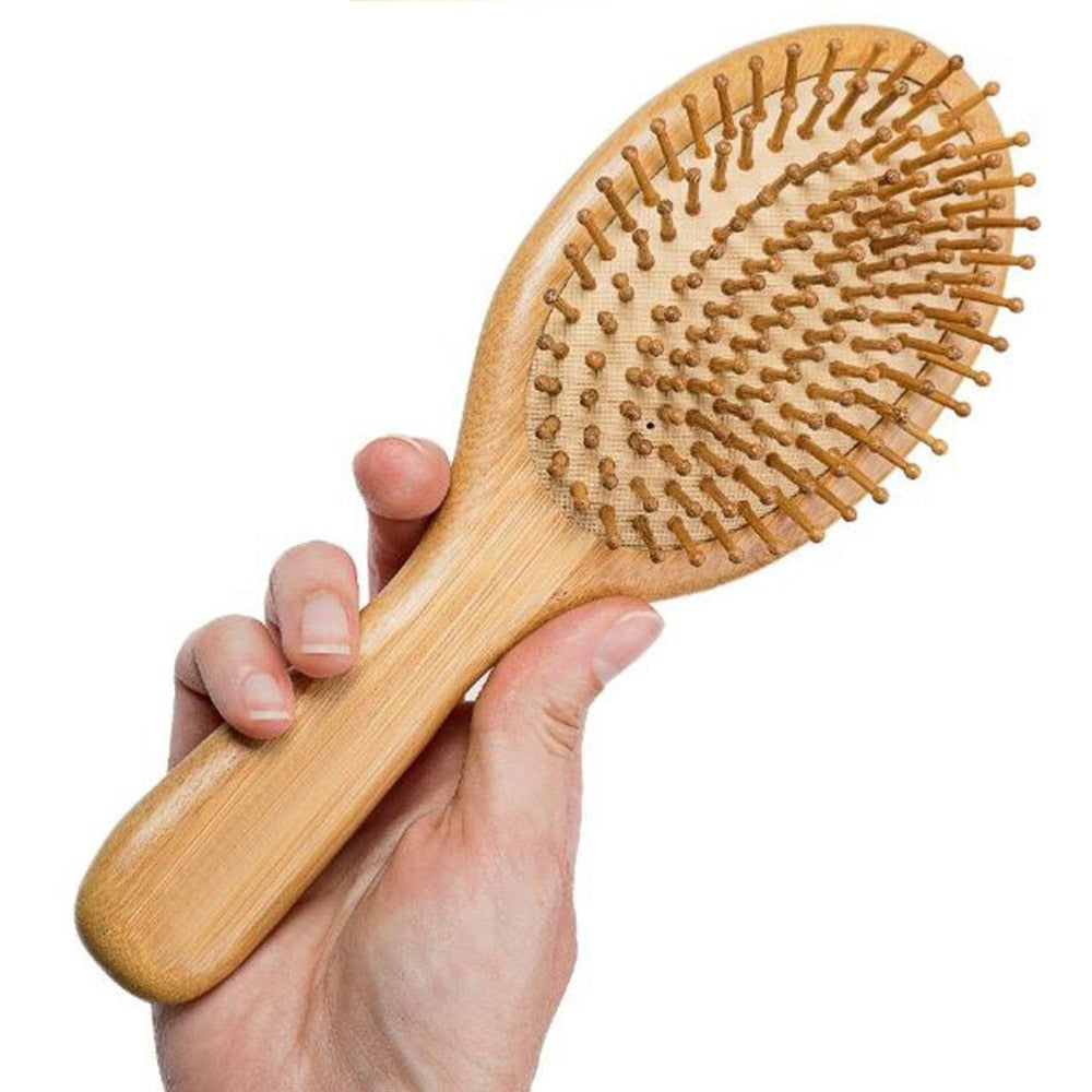 Bamboo Wood Comb Professional Massage Hairbrush