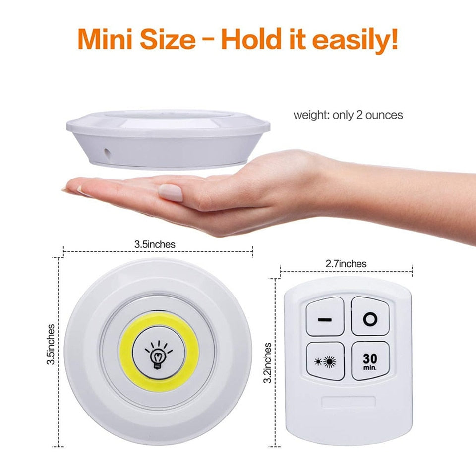 Smart Wireless Remote Control Dimmable Night Light