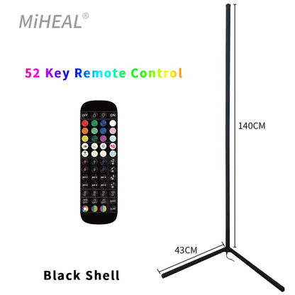 RGB LED 52 Key Remote Control/Bluetooth/WiFi Floor lamp