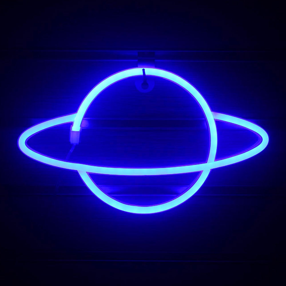 Planet Neon Light