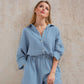 HiLoc Casual Sleepwear Cotton Pajamas For Women