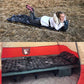 Outdoor Sleeping Pad Inflatable Mattress with Pillow, Travel Mat Folding Bed Ultralight Air Cushion