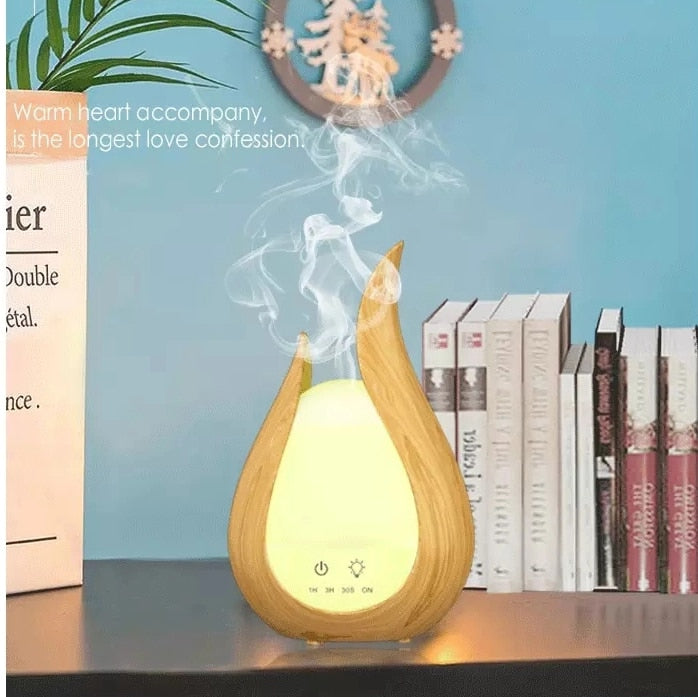 Aroma Diffuser 7 Colors LED Light Essential Oil Diffuser Cool Mist Electric Led Light Ultrasonic Air Humidifier 200ML for Home