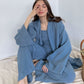 NHKDSASA Kimono Women's Pajamas, Cotton Crepe Long-Sleeved