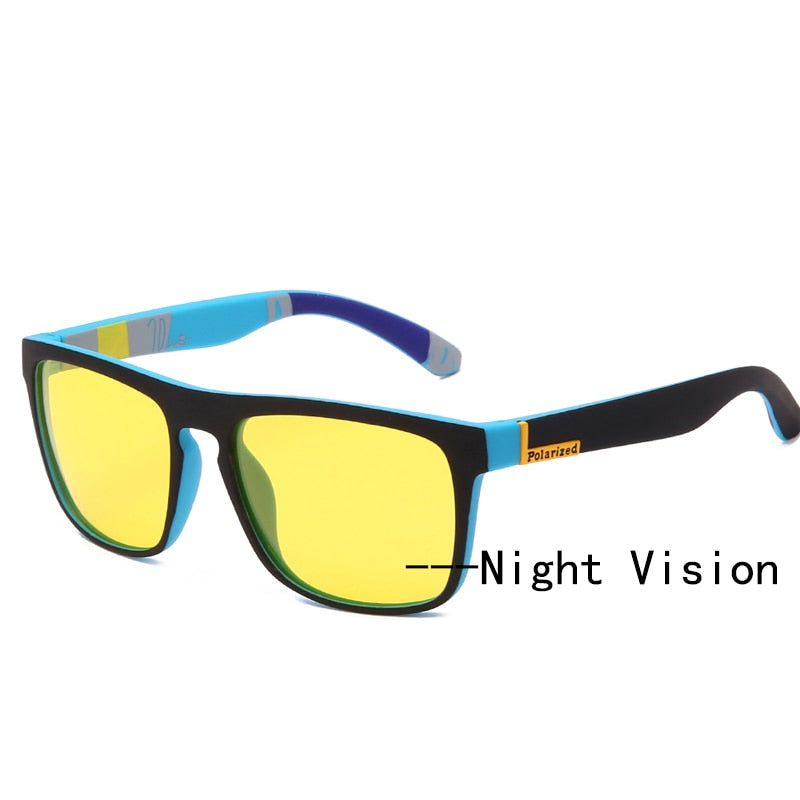 Night Vision Glasses, Polarized Sunglasses Yellow Lens Anti-Glare Goggle Night Driving Sun glasses UV400