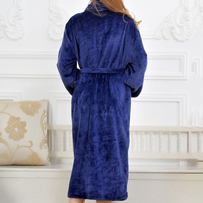 Women's Fleece Long Robe