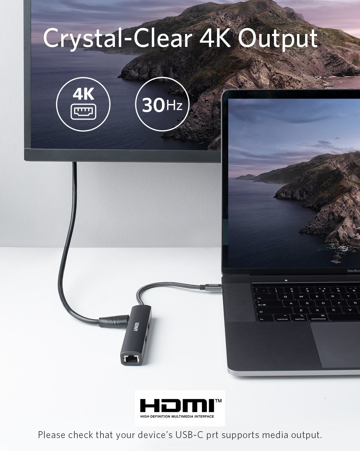 Anker Premium 5-in-1 USB-C Hub 3A1H1E B2C - UN Gray Iteration 1