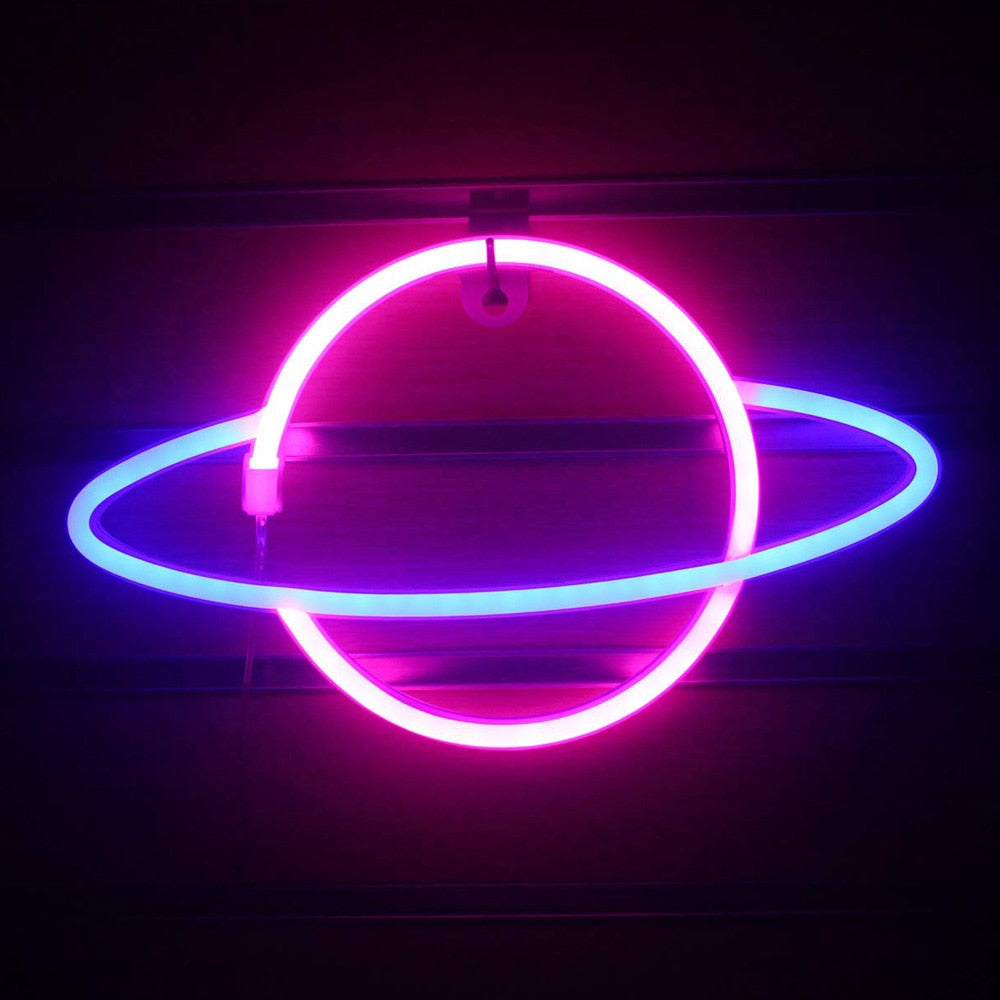 Planet Neon Light