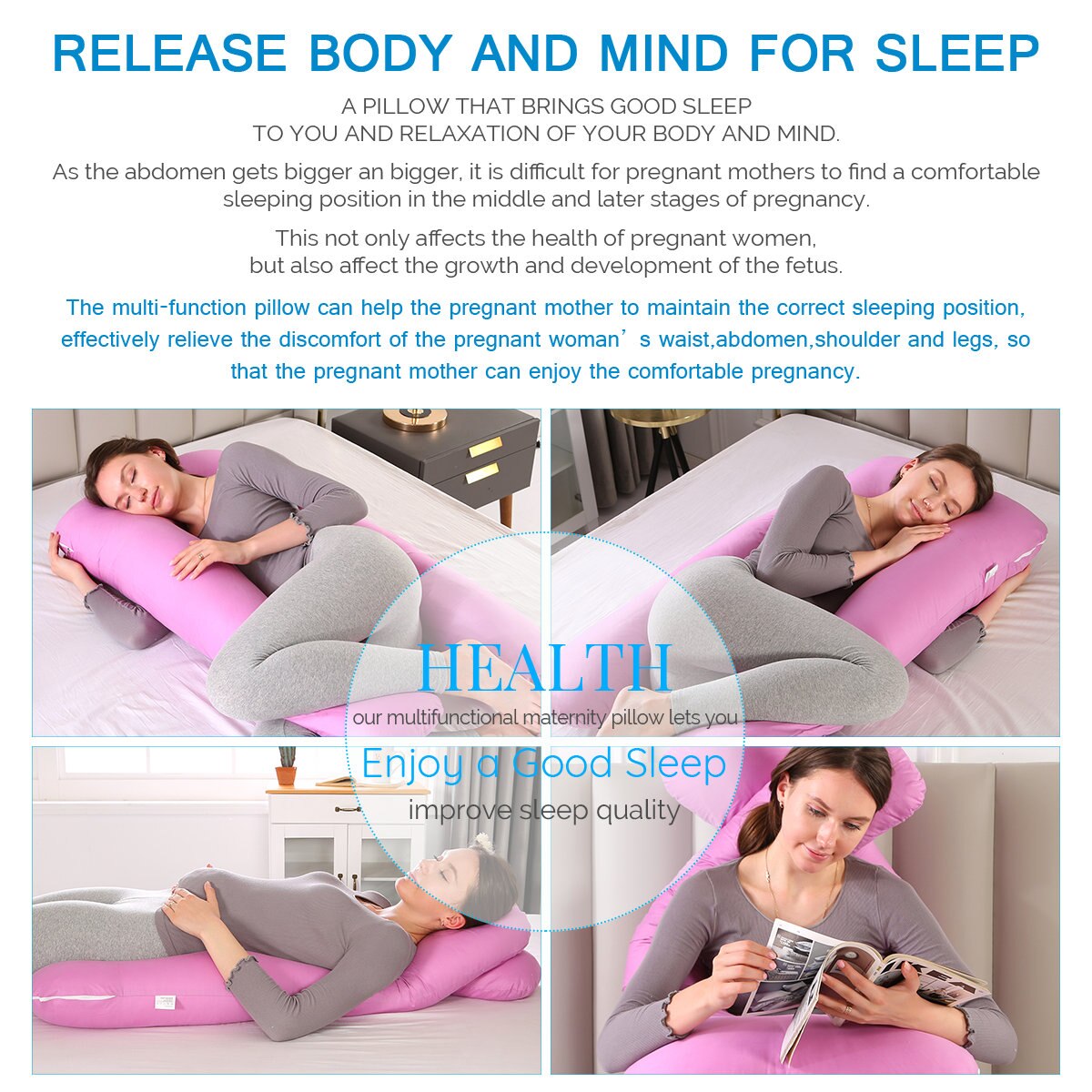 U Shape Sleeping Support Pillow