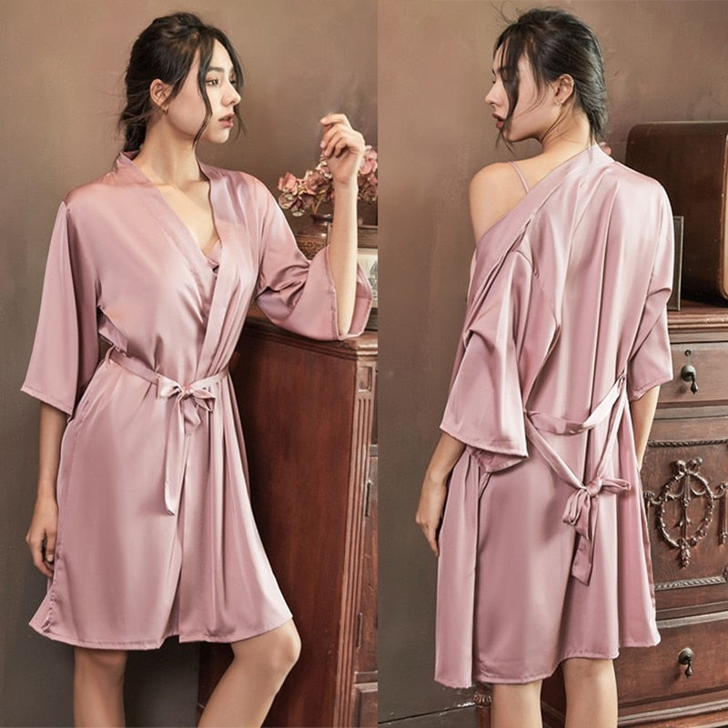 Women's Satin Robe