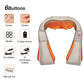 U Shape Electrical Shiatsu Back Neck Shoulder Body Massager, Infrared Heated 4D Kneading Car/Home