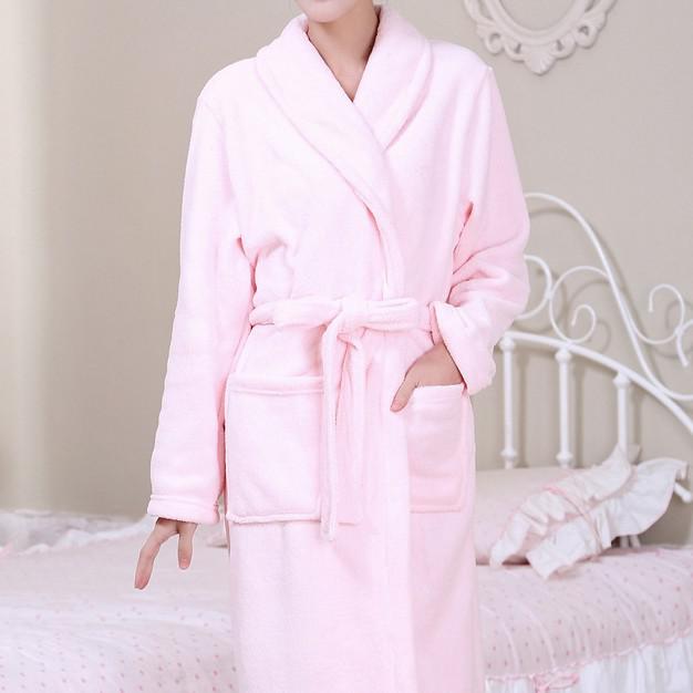 Women's Fleece Long Robe