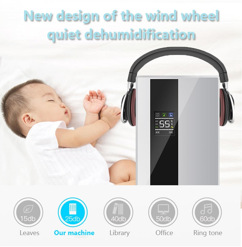 2200ML Intelligent Remote Dehumidifier